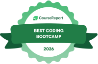 Course Report Best Coding Bootcamp 2026 badge